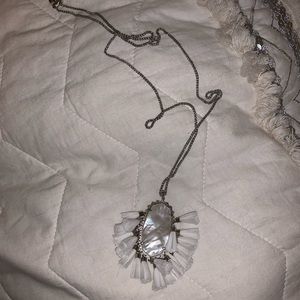 Kendra Scott Necklace with raffia tassels